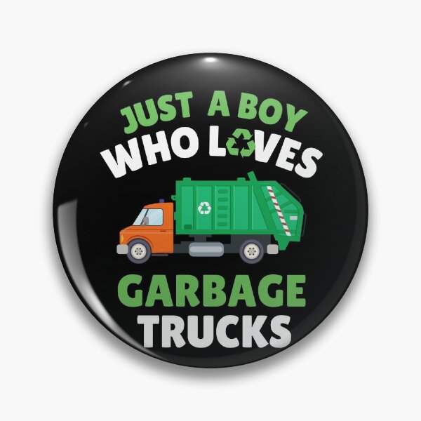Item preview, Just a boy who loves garbage trucks designed and sold by Str8like dattshirts.