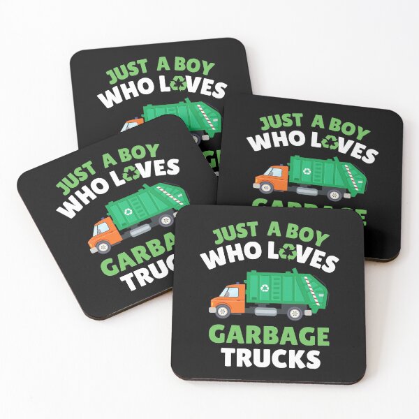 Item preview, Just a boy who loves garbage trucks designed and sold by Str8like dattshirts.
