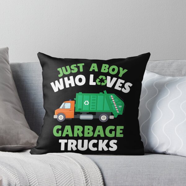 Item preview, Just a boy who loves garbage trucks designed and sold by Str8like dattshirts.