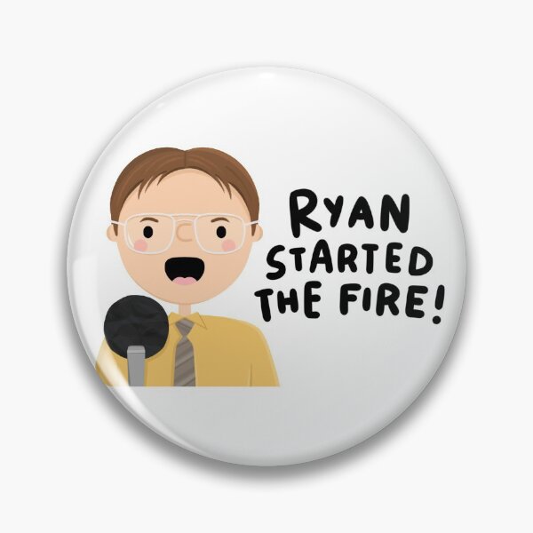 Item preview, The Office Ryan Started The Fire designed and sold by cutermelon.