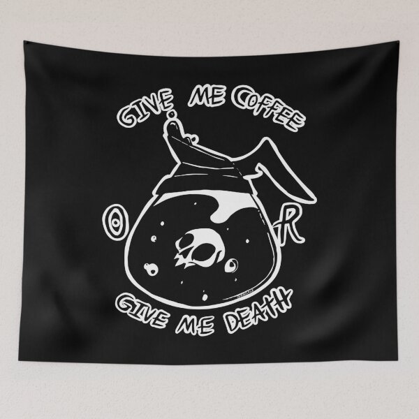 Item preview, Coffee Or Death designed and sold by JanGrackle.