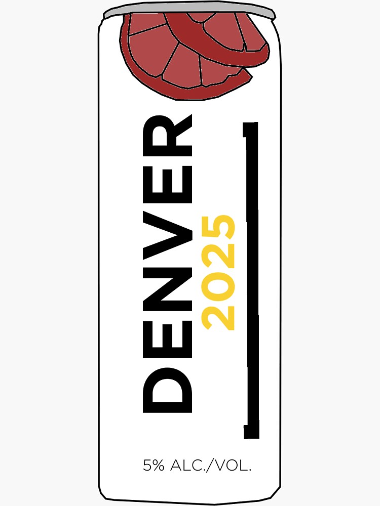 "Denver Class of 2025 TRULY Sticker" Sticker by maliacampain Redbubble