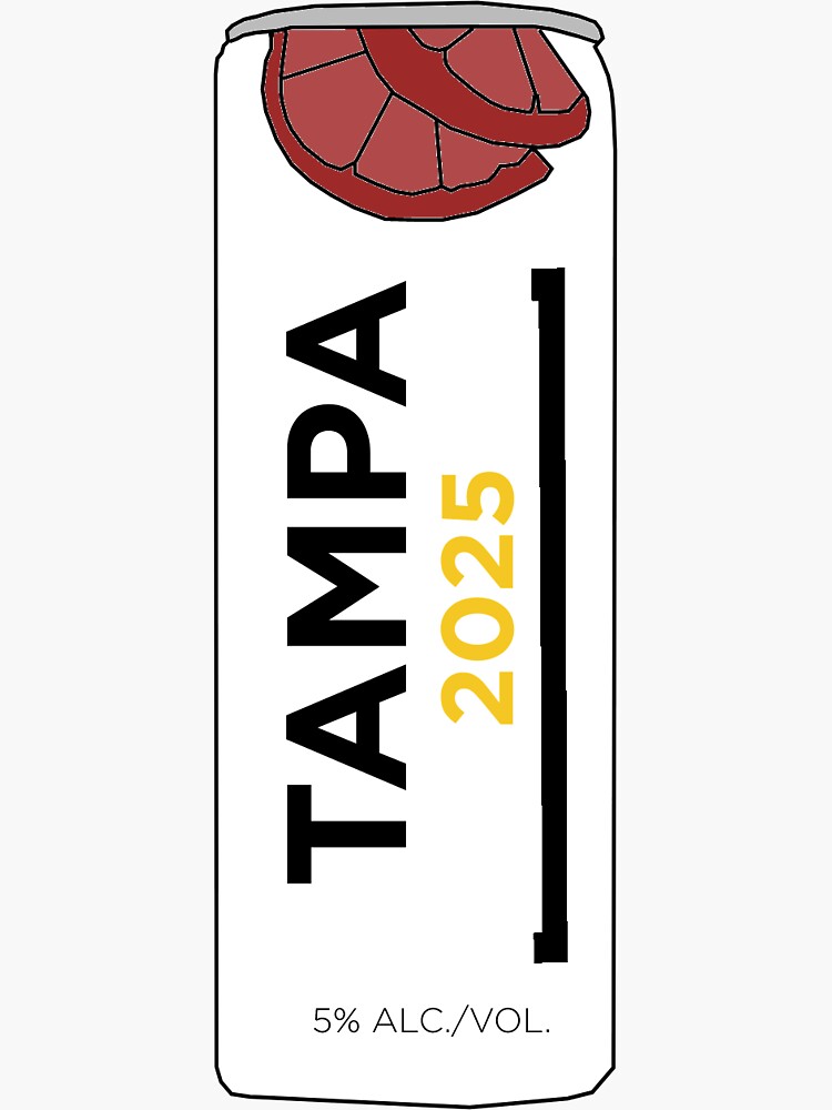 "Tampa Class of 2025 TRULY Sticker" Sticker by maliacampain Redbubble