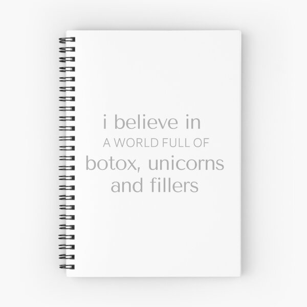 Item preview, I Believe In A World Full Of Botox, Unicorns And Fillers Design designed and sold by Fiftyandfab.