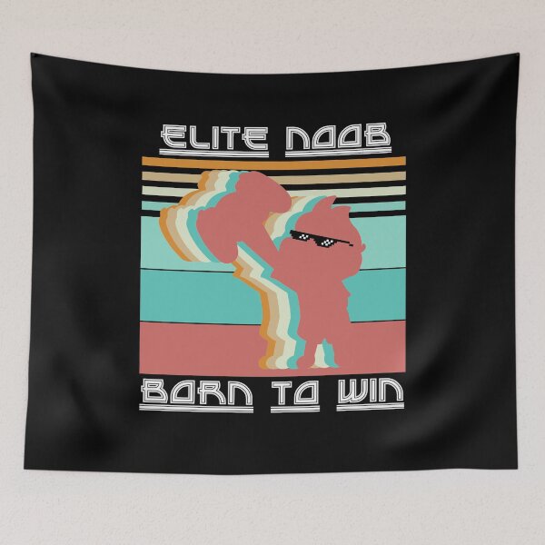 Item preview, Elite noob born to win designed and sold by KryptoStonks.