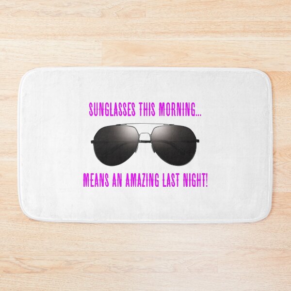 Item preview, Sunglasses This Morning…! Purple (on White) designed and sold by PawsitiveMum.