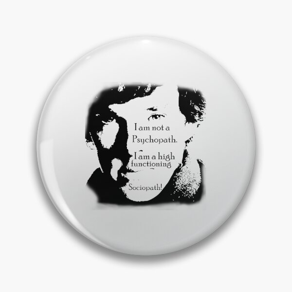 Item preview, Sherlock High Functioning Sociopath Tee!! | Perfect Gift designed and sold by Sherlockartds.