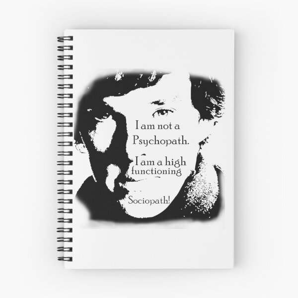 Item preview, Sherlock High Functioning Sociopath Tee!! | Perfect Gift designed and sold by Sherlockartds.