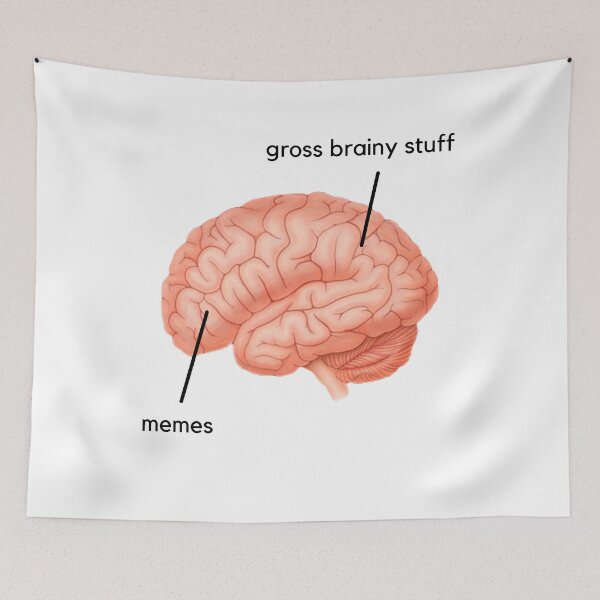 Item preview, gross brainy stuff designed and sold by willbiscool.