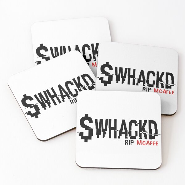 Item preview, $WHACKD - RIP John McAfee designed and sold by JuicySchinken.