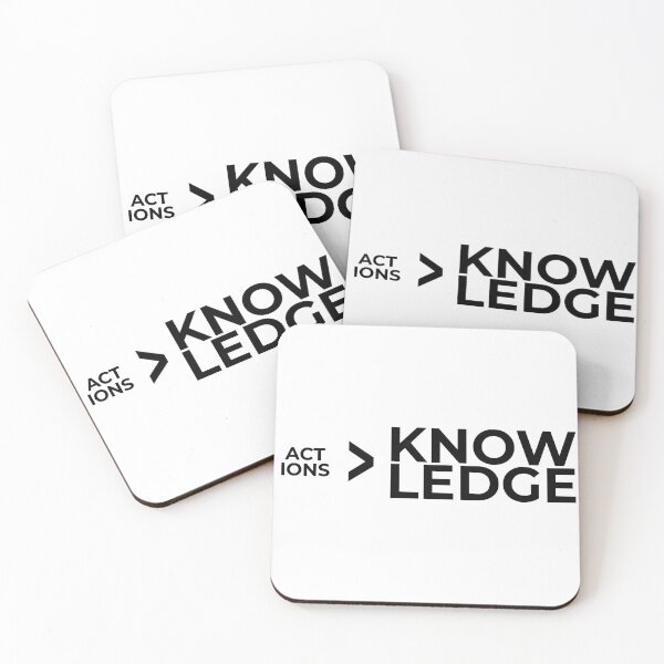 Item preview, actions are greater than knowledge design designed and sold by Roaring Play.