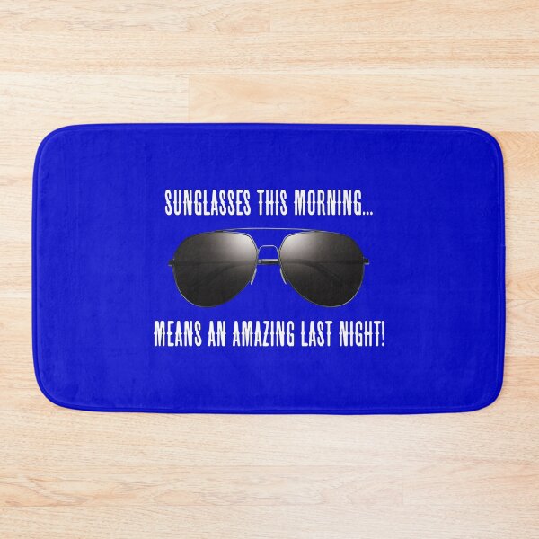 Item preview, Sunglasses This Morning…! (on Blue) designed and sold by PawsitiveMum.