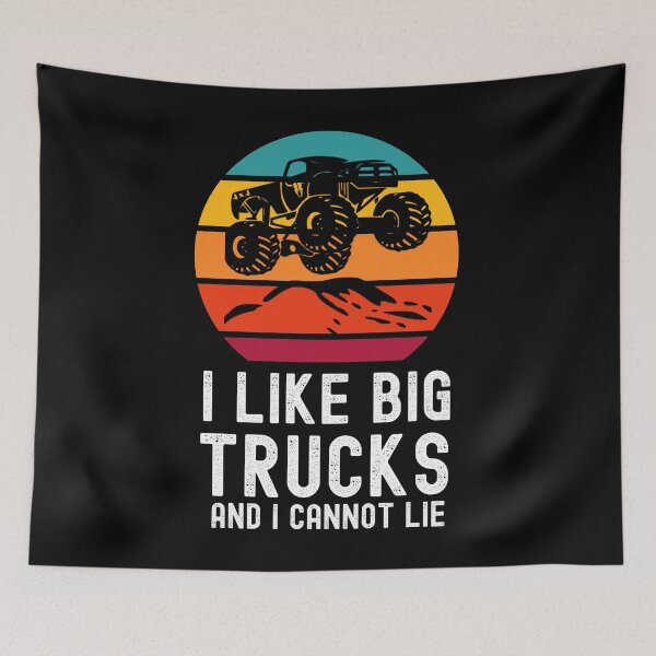 Item preview, I like big trucks and I cant lie designed and sold by Str8like dattshirts.