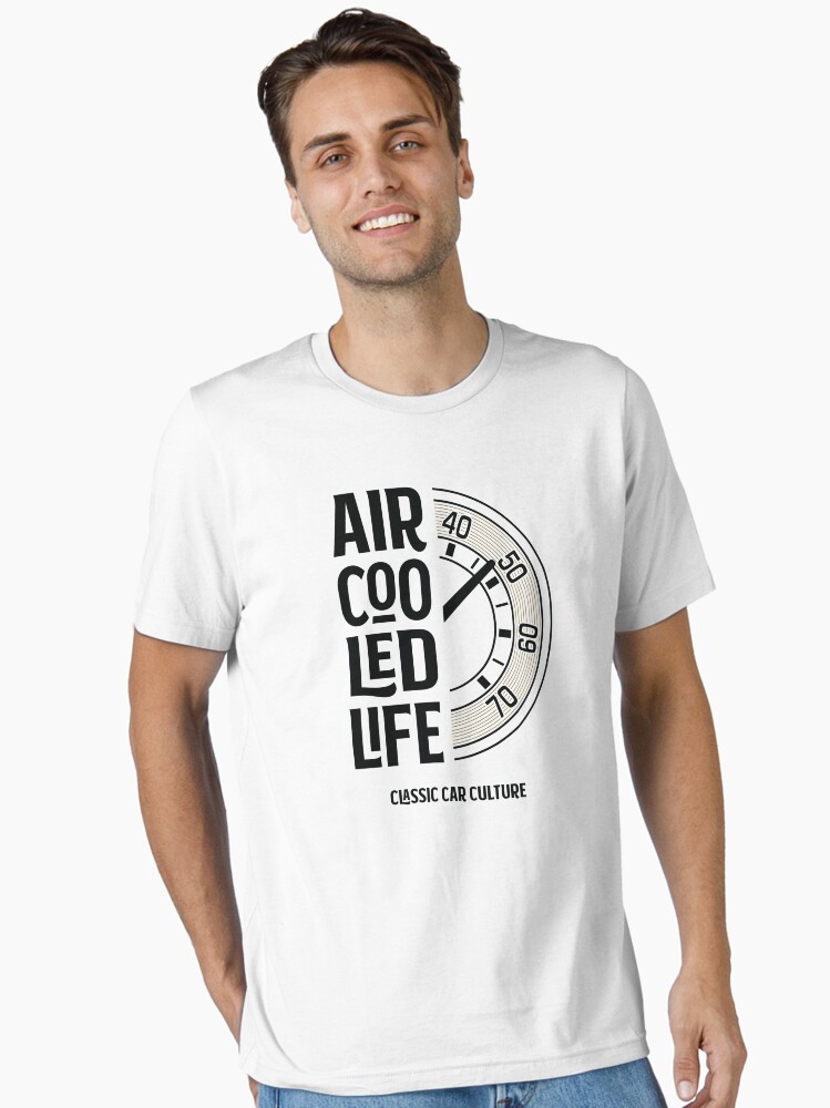 Thumbnail 1 of 7, Essential T-Shirt, Air cooled Life - Speedo tachometer Gauge Classic Car Culture designed and sold by Joemungus.