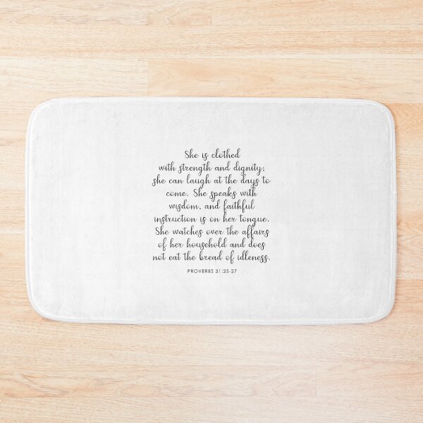 Item preview, Bible Verse - Proverbs 31:25 designed and sold by corbrand.