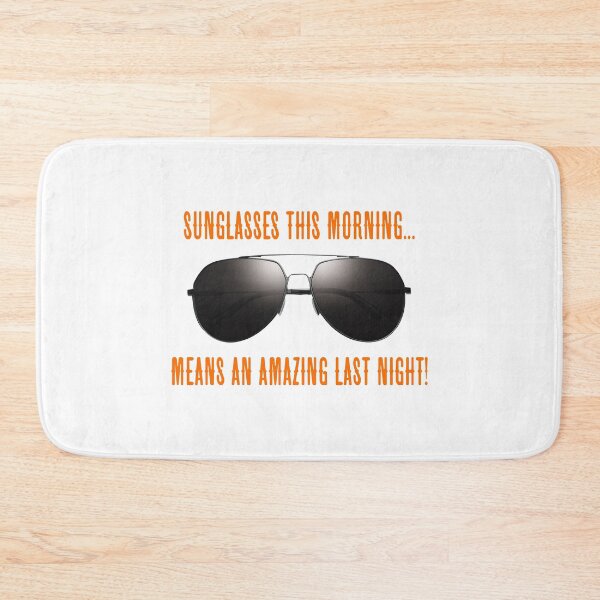 Item preview, Sunglasses This Morning…! Orange (on White) designed and sold by PawsitiveMum.