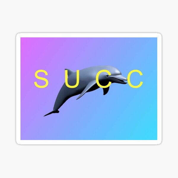 Delfín SUCC estético Pegatina