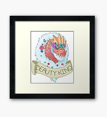 Flower Crown Tyrantrum - Beauty King Framed Print