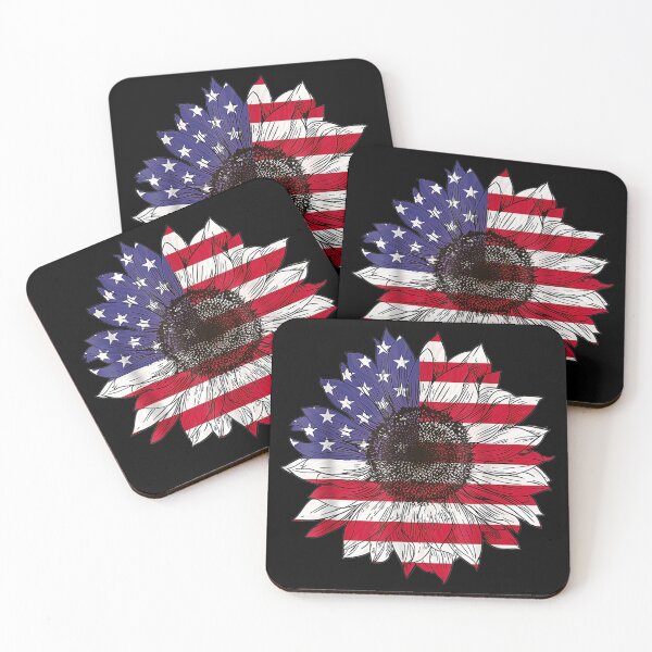Item preview, American Flag Sunflower Graphic 4th of July Plus Size designed and sold by Leohun.