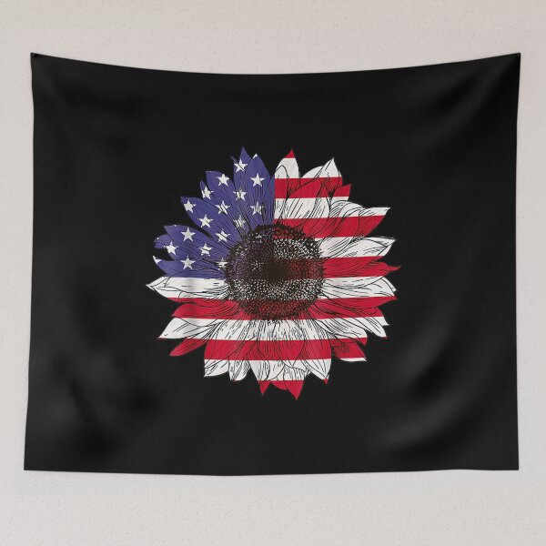 Item preview, American Flag Sunflower Graphic 4th of July Plus Size designed and sold by Leohun.