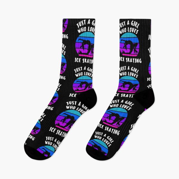 Item preview, Just a girl who loves ice skating designed and sold by Str8like dattshirts.