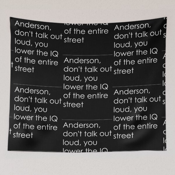 Item preview, Anderson in Black | Perfect Gift designed and sold by Sherlockartds.