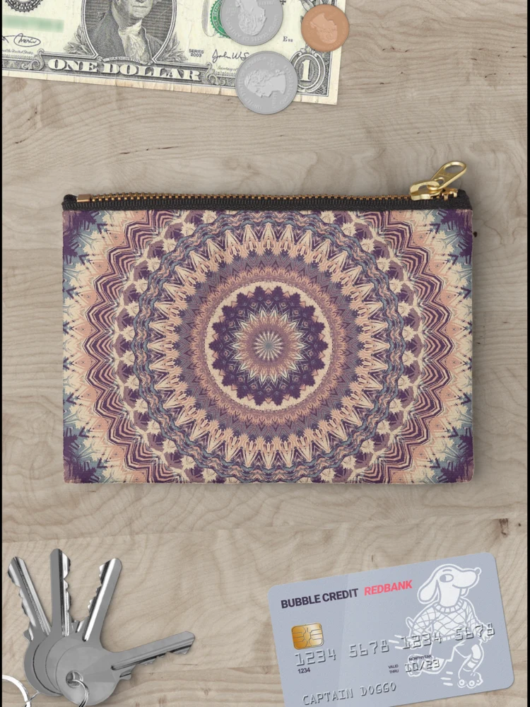 Thumbnail 3 of 4, Zipper Pouch, Mandala 149 designed and sold by Mandala Of Life.