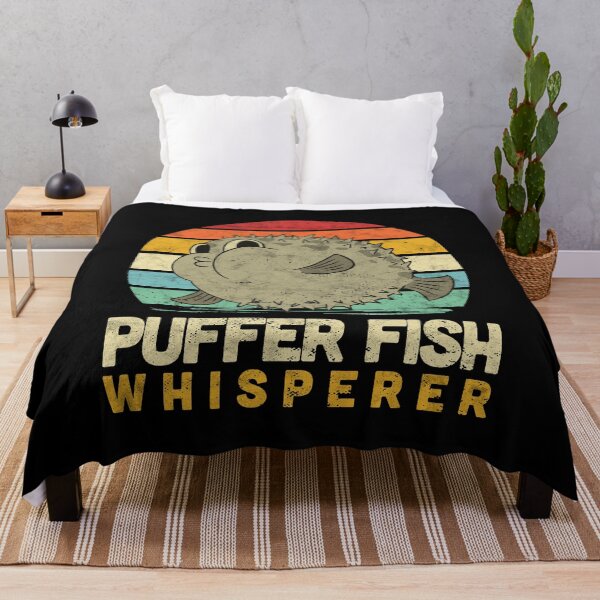 Item preview, Puffer fish whisperer aquarium fish breeder saying designed and sold by madgrfx.