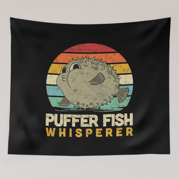 Item preview, Puffer fish whisperer aquarium fish breeder saying designed and sold by madgrfx.