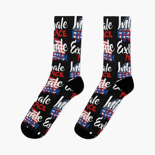 Item preview, July 4th Inhale Freedom Exhale Peace Independence Day Quote designed and sold by JapanBubble.