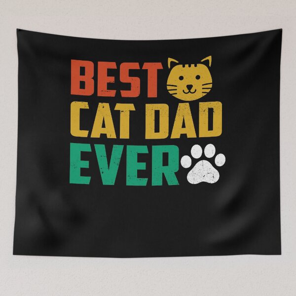 Item preview, best cat dad ever,funny gift for dad who loves cat designed and sold by loka-Art.
