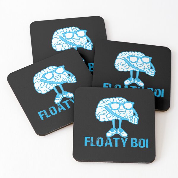 Item preview, Vintage Floaty Boi Typography and Funny Brain illustration  designed and sold by garniturex.
