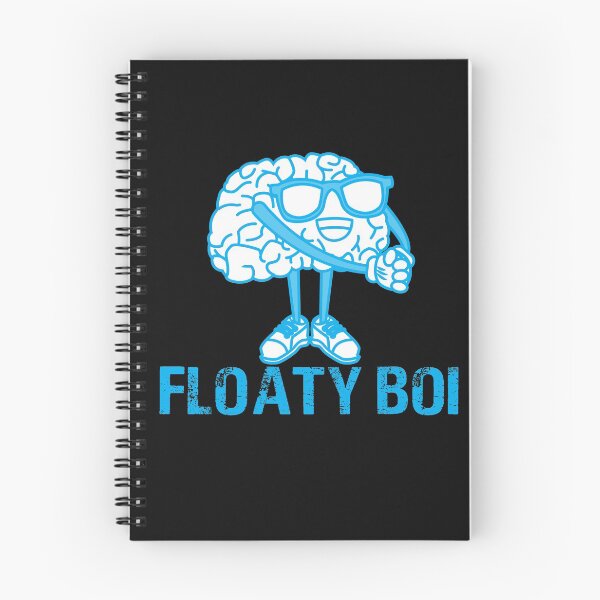 Item preview, Vintage Floaty Boi Typography and Funny Brain illustration  designed and sold by garniturex.