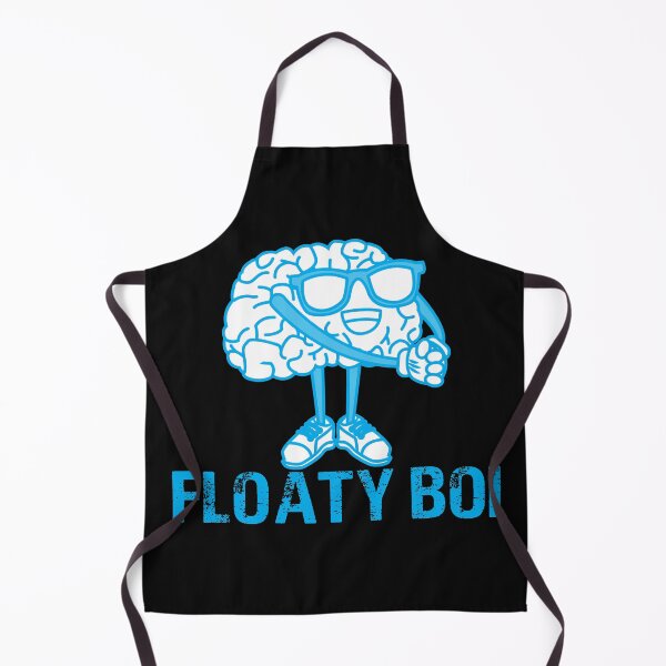 Item preview, Vintage Floaty Boi Typography and Funny Brain illustration designed and sold by garniturex.