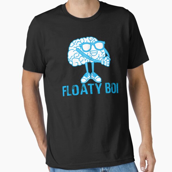 Item preview, Vintage Floaty Boi Typography and Funny Brain illustration  designed and sold by garniturex.