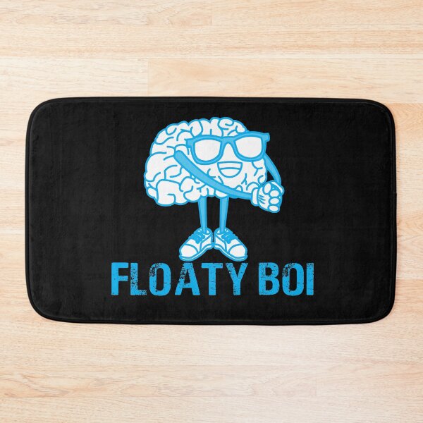 Item preview, Vintage Floaty Boi Typography and Funny Brain illustration  designed and sold by garniturex.