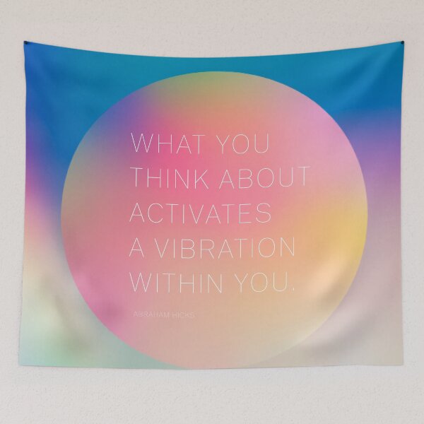 Item preview, What you think about activates a vibration within you by Abraham Hicks  designed and sold by The Art of the  Pause.