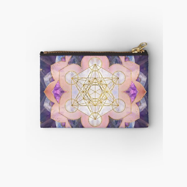 Item preview, Metatron's Cube in Gemstone lotus Sacred Geometry  designed and sold by k9printart.