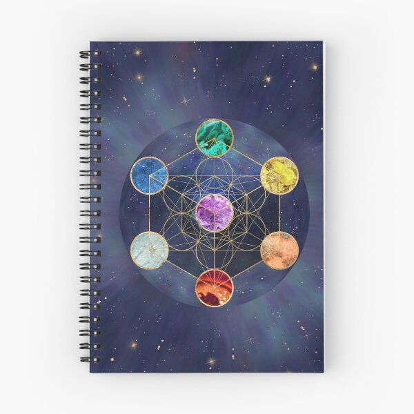 Item preview, Metatron's Cube Chakras Sacred Geometry  designed and sold by k9printart.