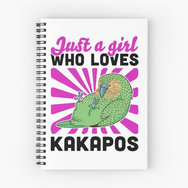 Item preview, Girl the Kakapo loves New Zealand parrot designed and sold by madgrfx.