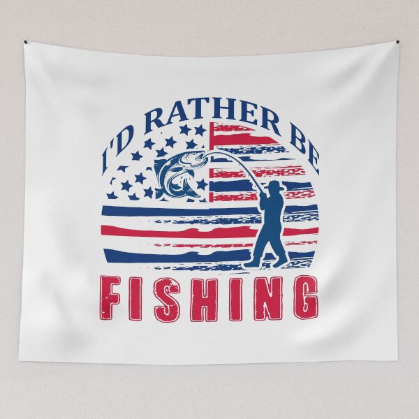Item preview, I'D Rather Be Fishing designed and sold by Apoorv Choudhary.