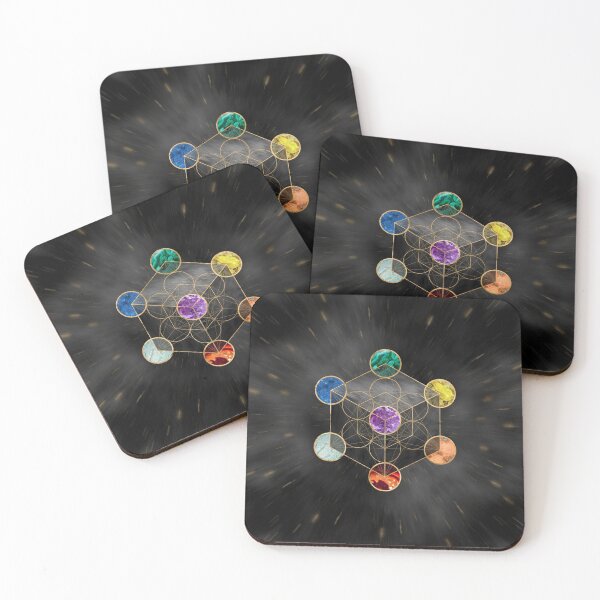 Item preview, Metatron's Cube Chakras Sacred Geometry  designed and sold by k9printart.