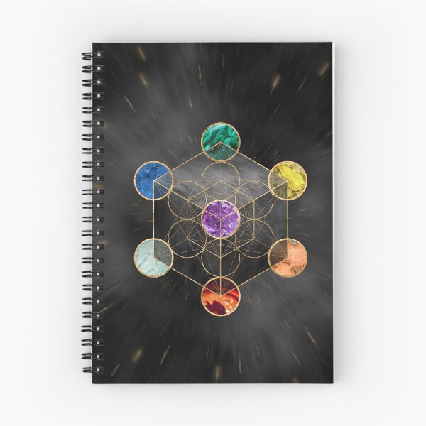 Item preview, Metatron's Cube Chakras Sacred Geometry  designed and sold by k9printart.