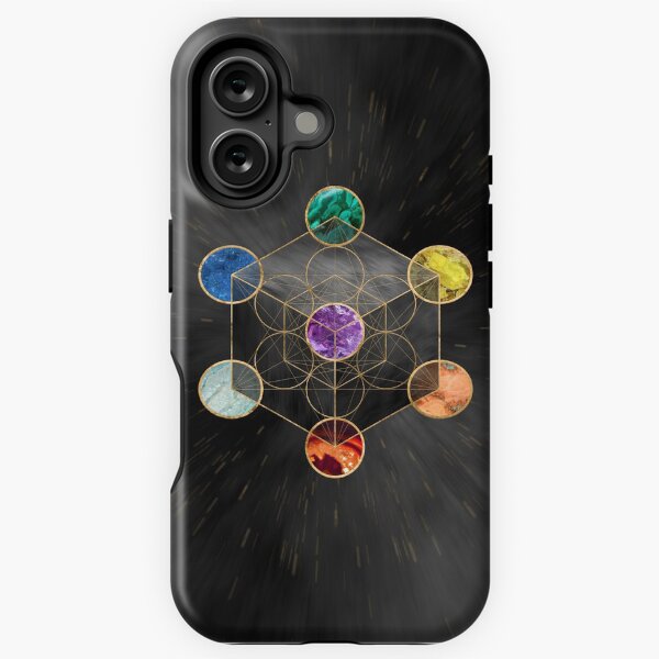 Item preview, Metatron's Cube Chakras Sacred Geometry  designed and sold by k9printart.