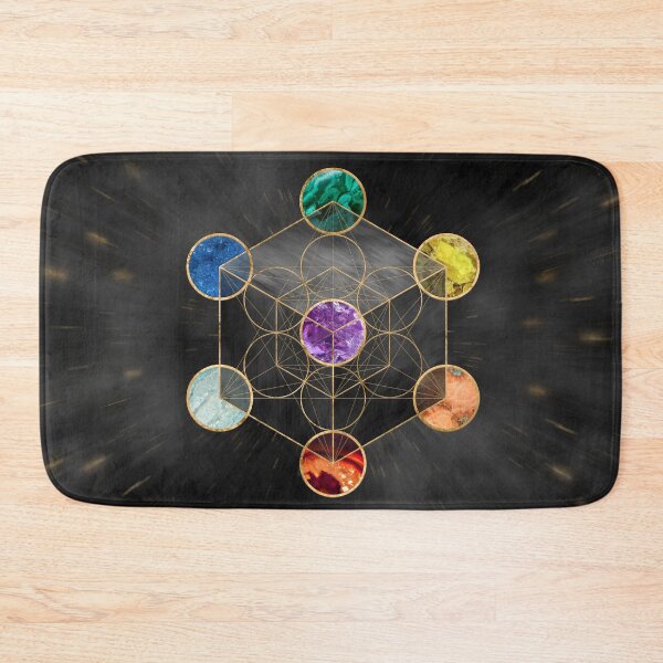 Item preview, Metatron's Cube Chakras Sacred Geometry  designed and sold by k9printart.