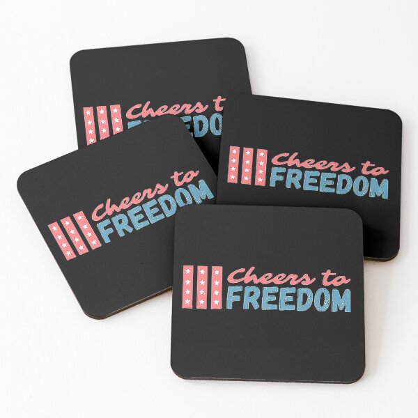 Item preview, CHEERS TO FREEDOM - 4TH JULY INDEPENDECE DAY designed and sold by LabelStore.