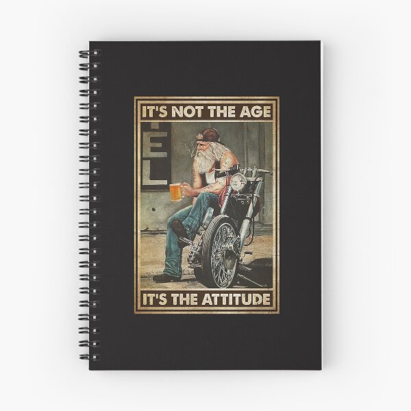 Item preview, Biker It's Not About The Age It's The Attitude Poster designed and sold by kathrynlice.