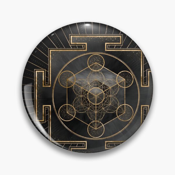 Item preview, Metatron's Cube Sri Yantra Sacred Geometry  designed and sold by k9printart.