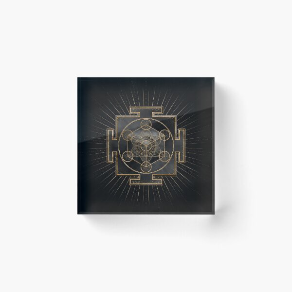 Item preview, Metatron's Cube Sri Yantra Sacred Geometry  designed and sold by k9printart.