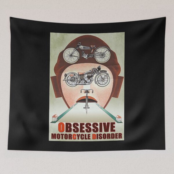 Artikelvorschau, Biker Obsessive Motorradstörung Poster entworfen und verkauft von kathrynlice.